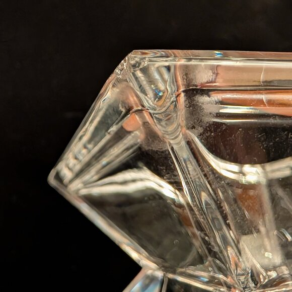 Vintage Shannon Crystal Glass Candle Holder Vase Combo - Picture 4 of 7